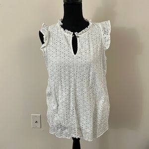 Lauren Conrad Keyhole Blouse Tank